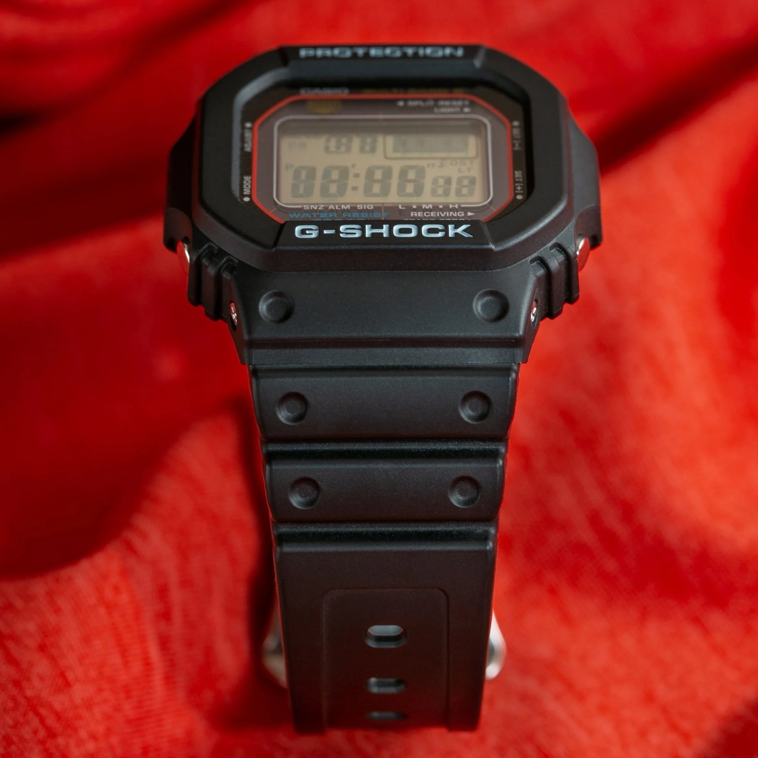side of a casio watch