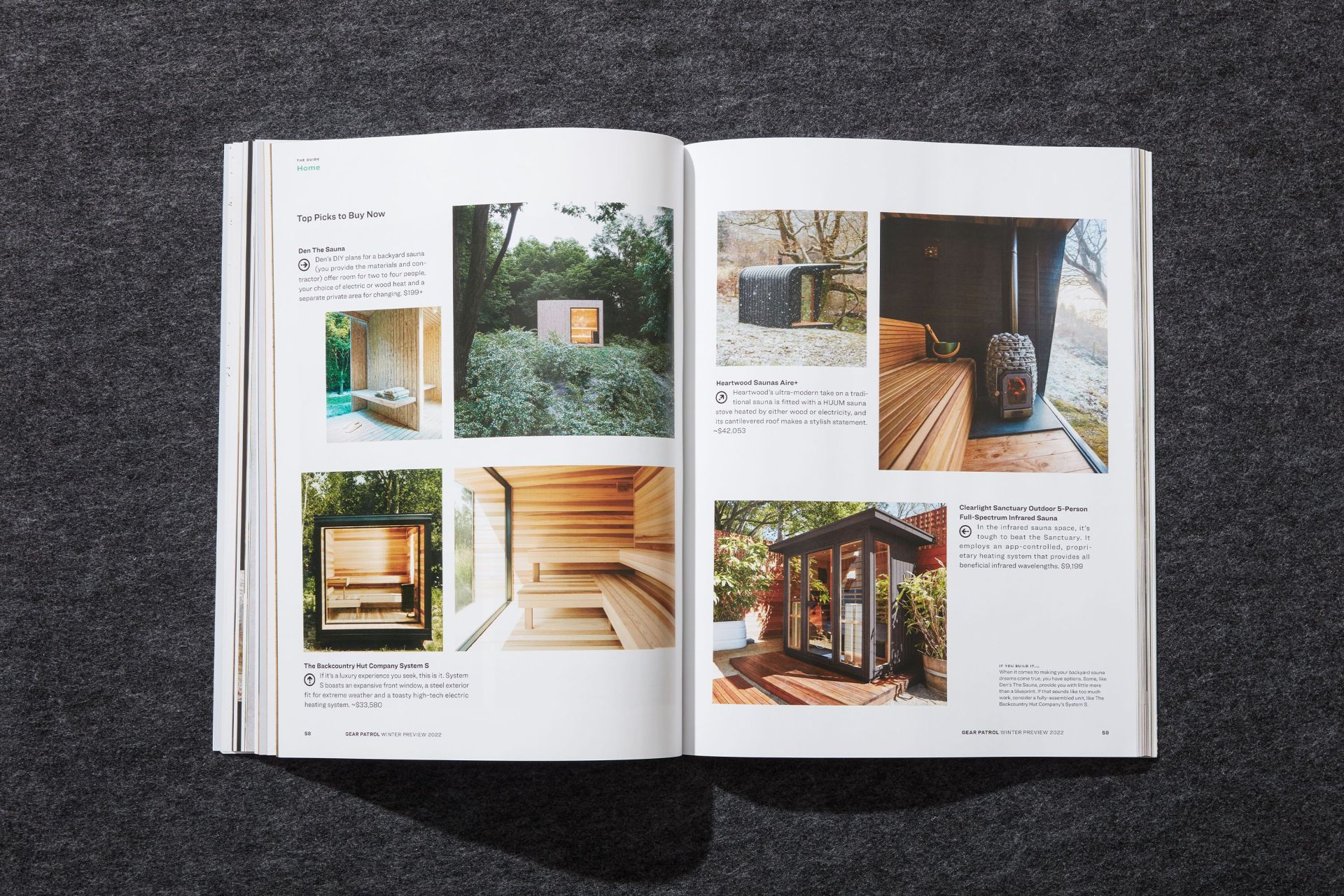 inside of gear patrol magazine issue 19