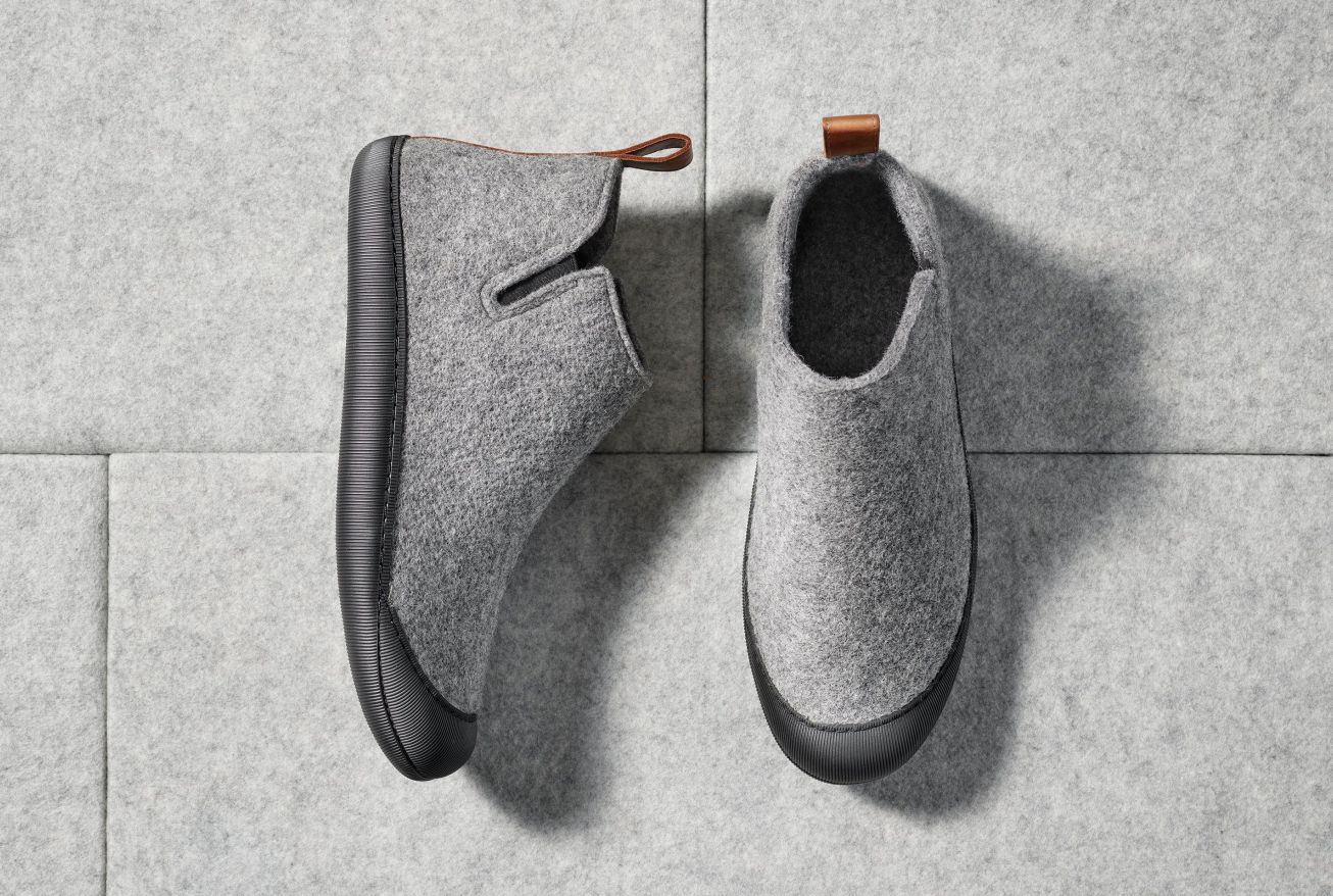 huckberry wool outdoor slipper boot