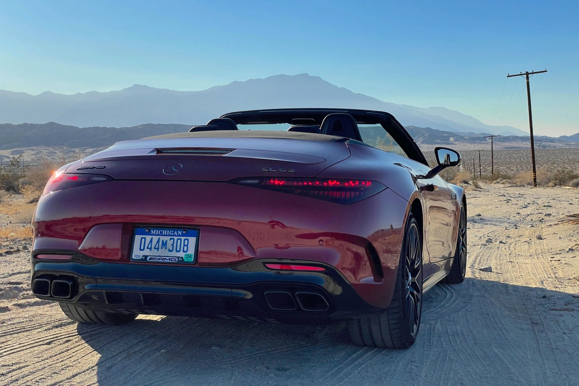 mercedes benz amg sl class 2022 sl63 red