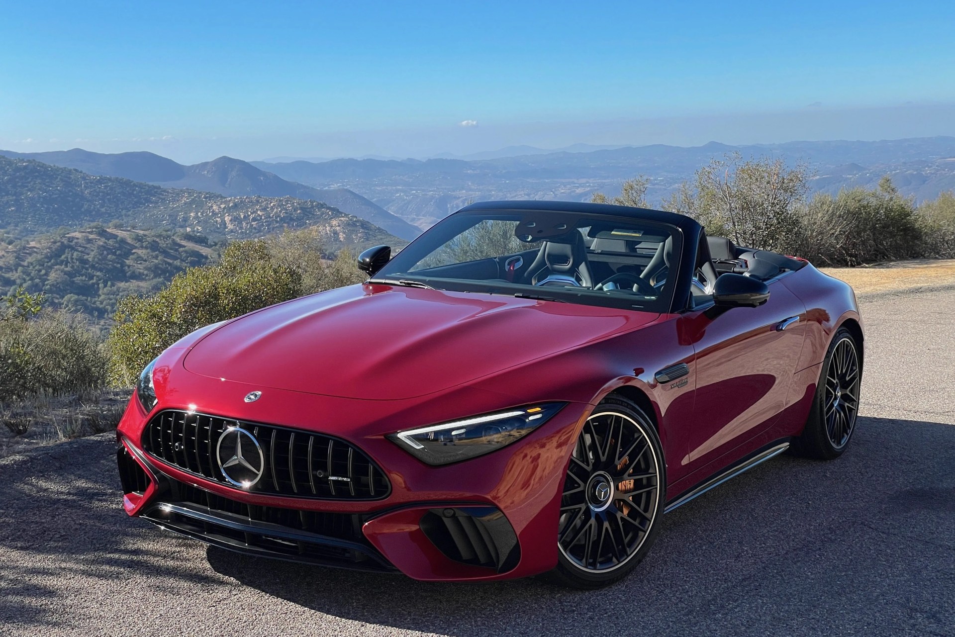 mercedes benz amg sl class 2022 sl63 red