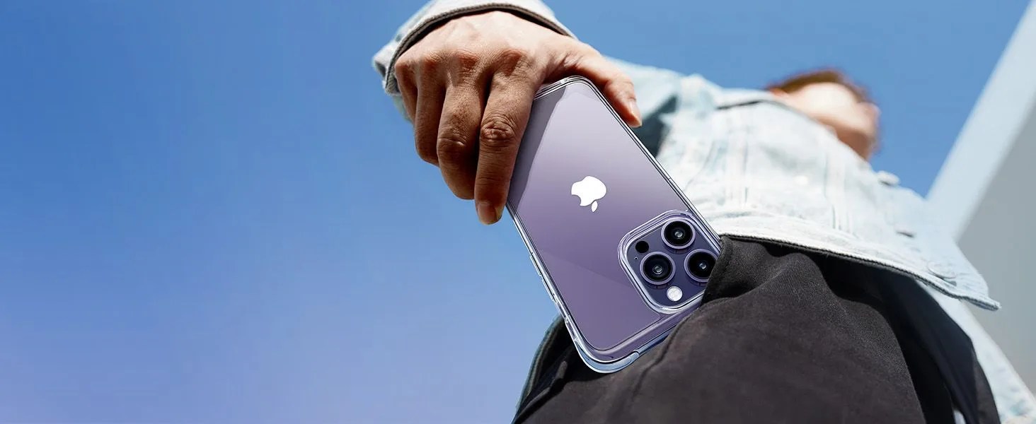 person holding iphone 14