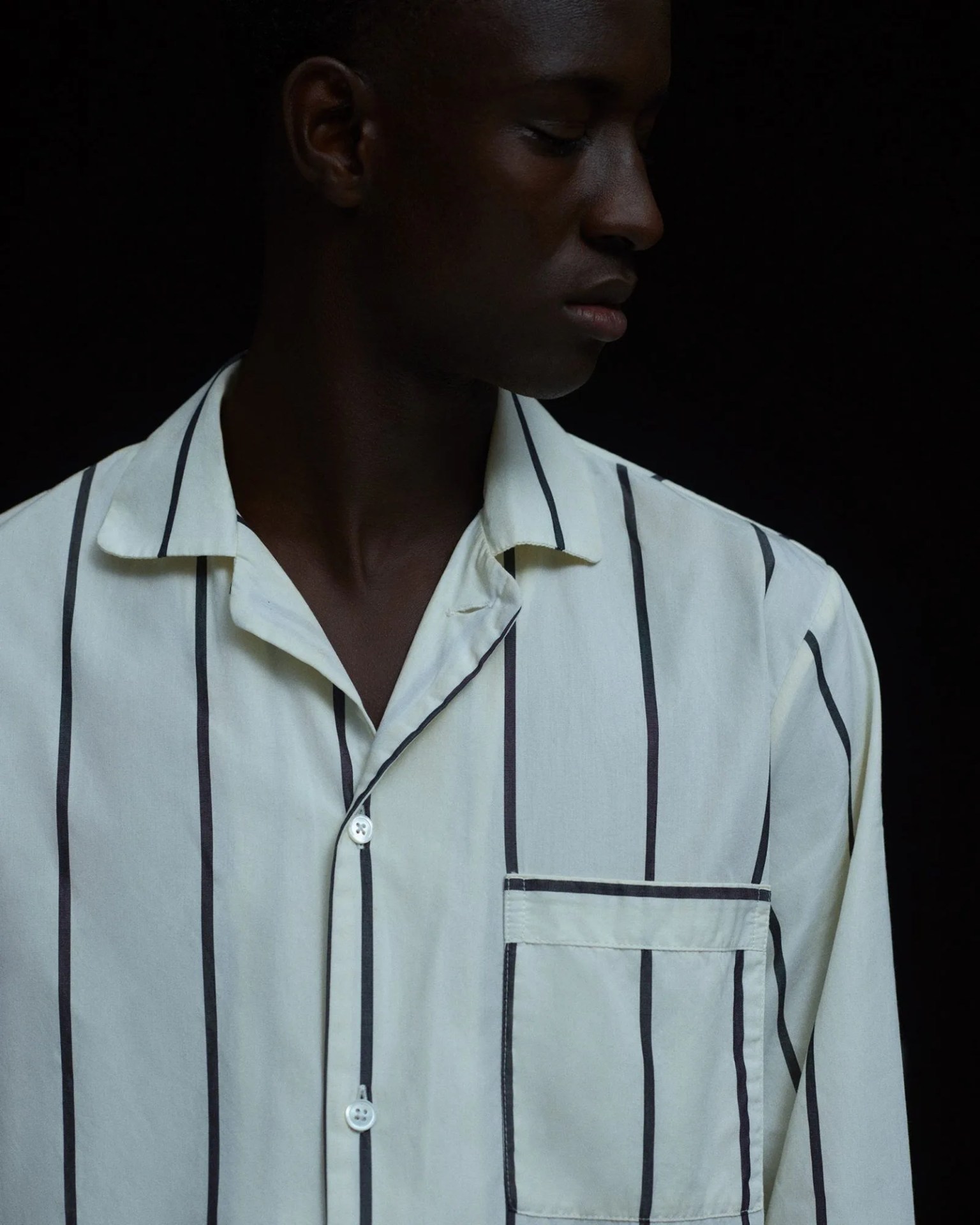 man wearing tekla sleepwear