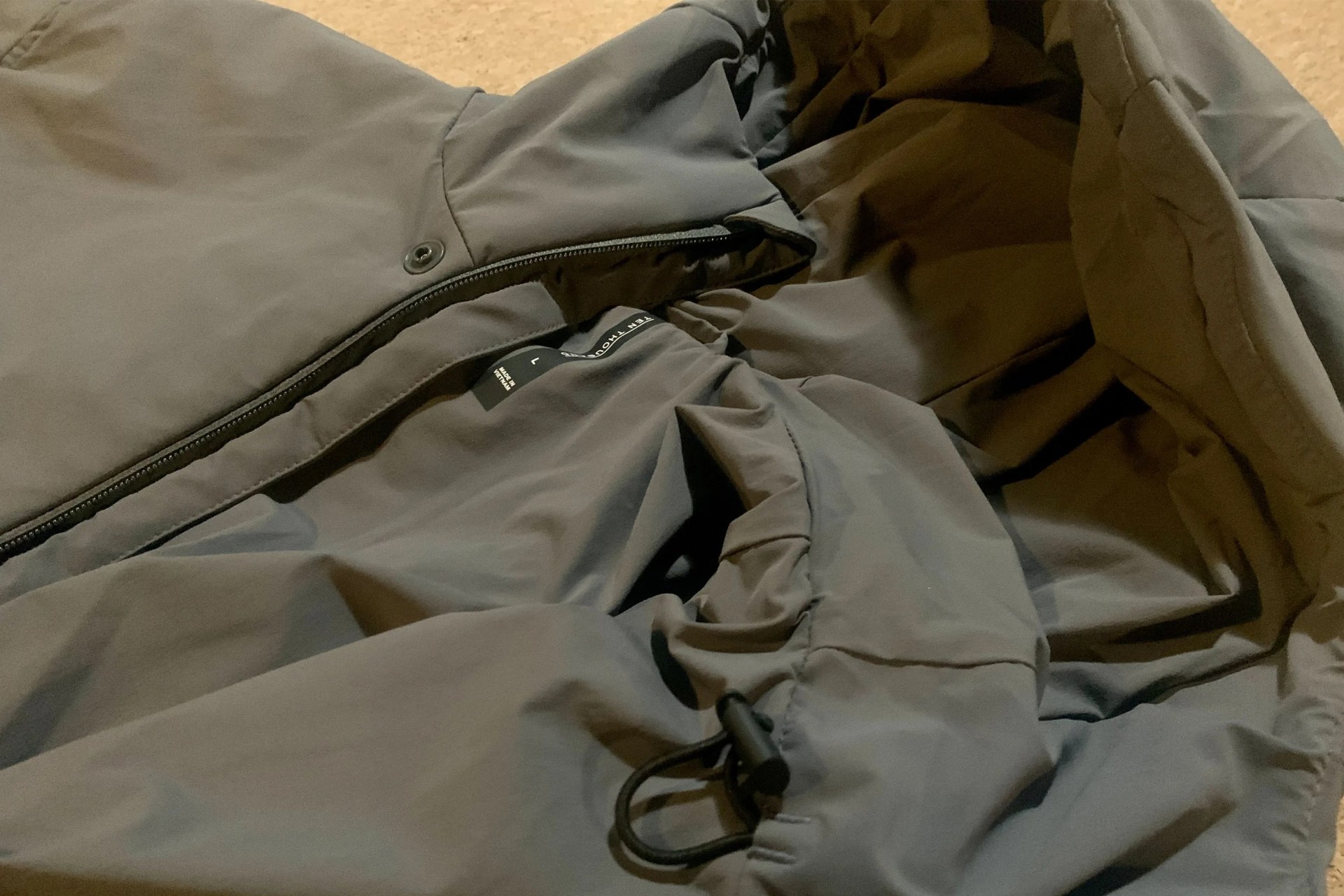 hood of a ten thousand insulated jacket