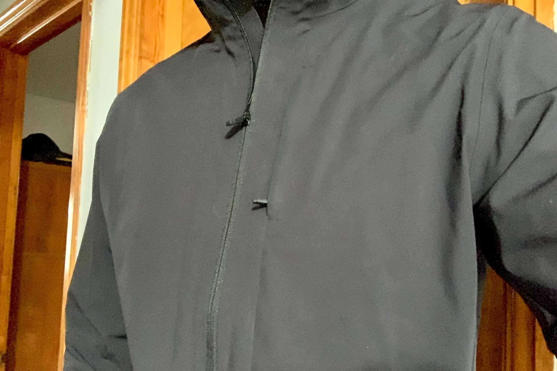 man wearing a midweight ten thousand jacket
