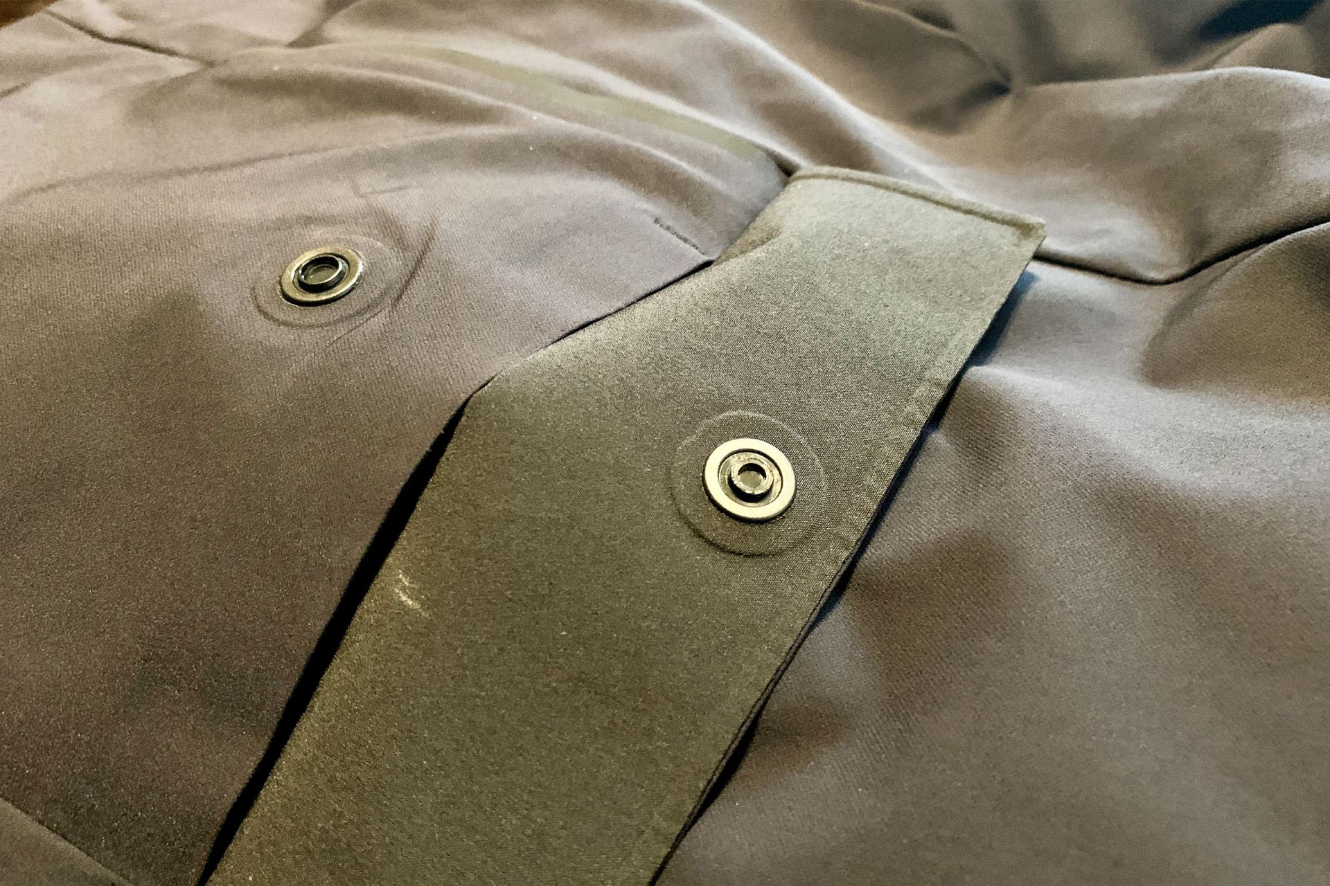 close up of the pocket on a ten thousand jacket