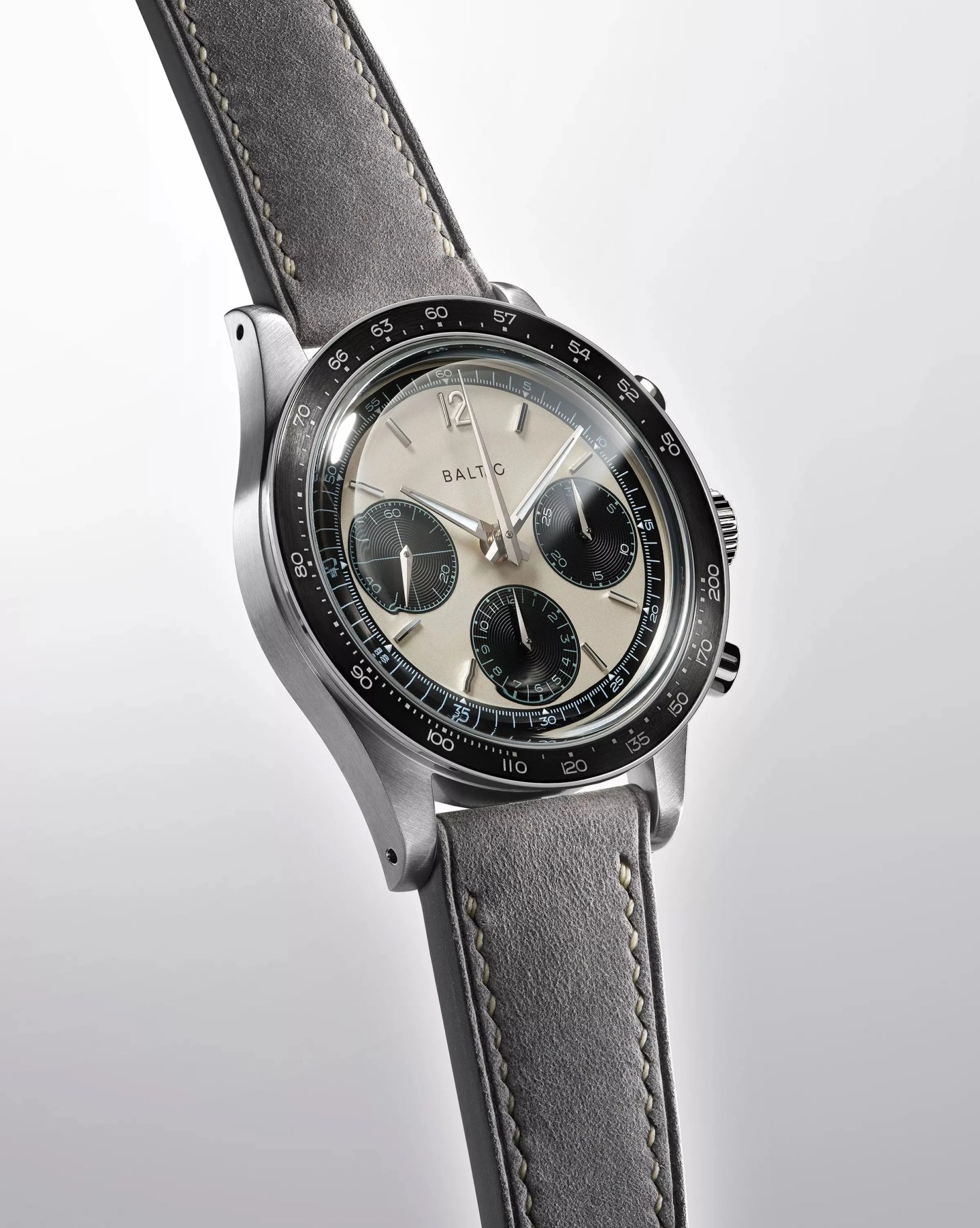 baltic’s tricompax panda watch