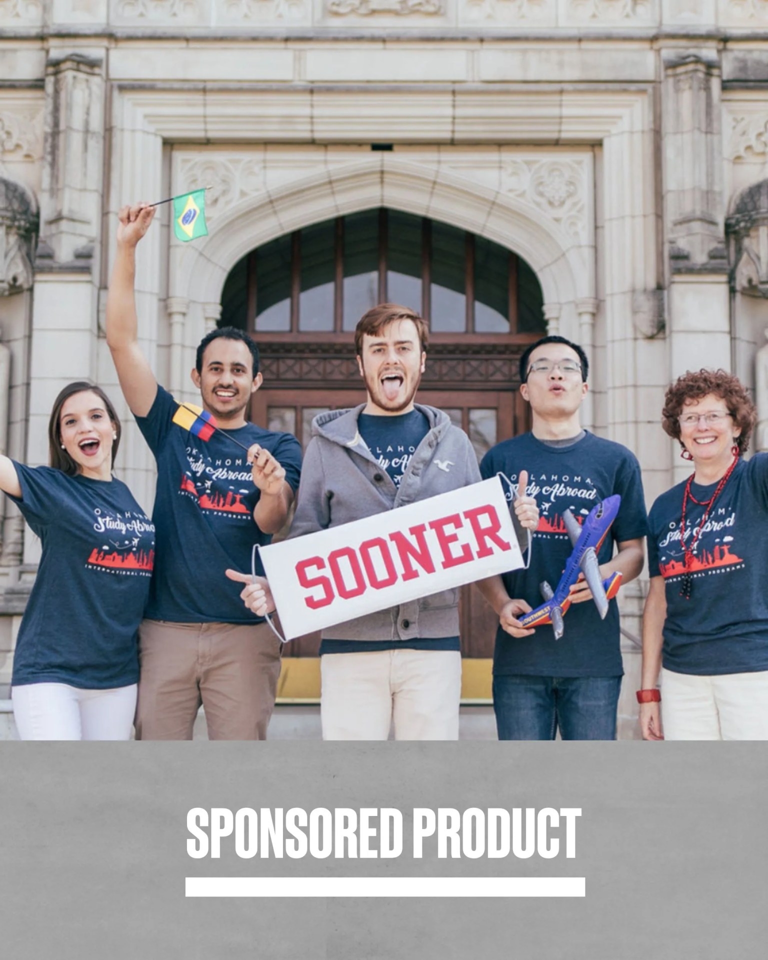 sponsored product a group of people wearing shirts printed by underground printing