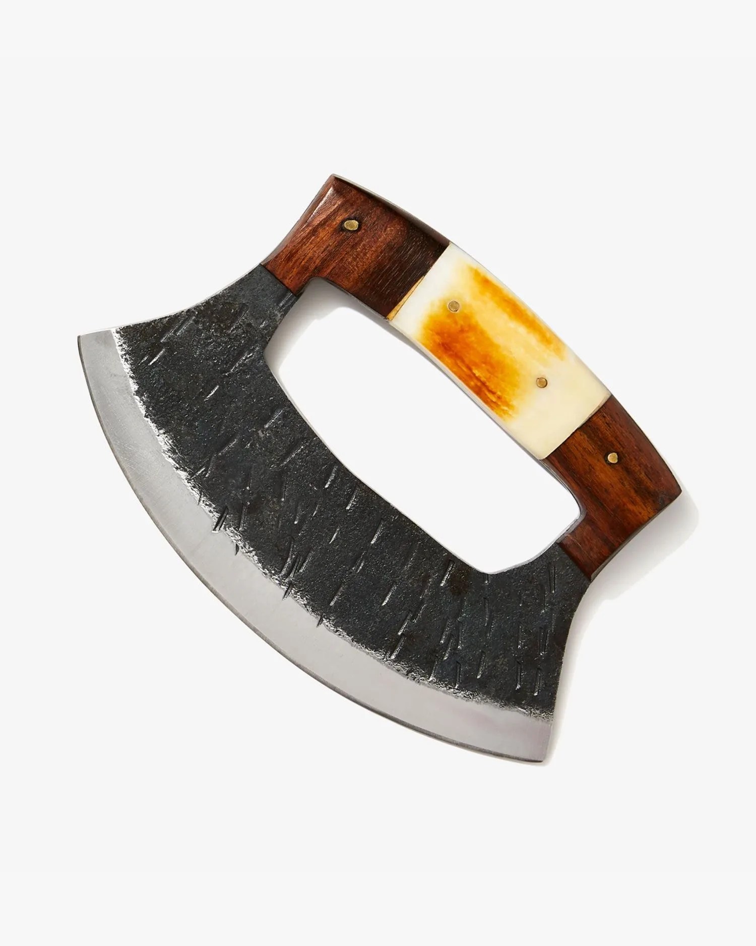 titan international walnut and burnt bone ulu knife
