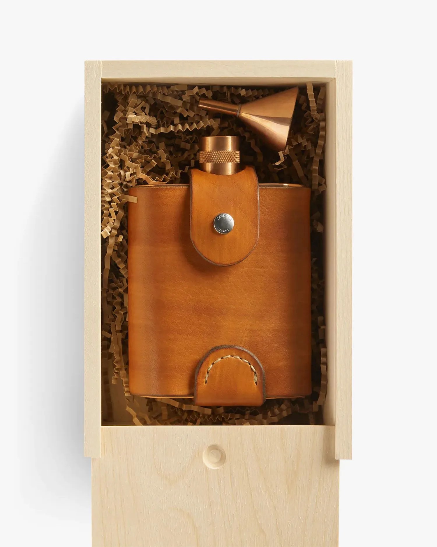 shinola x vermont copper flask