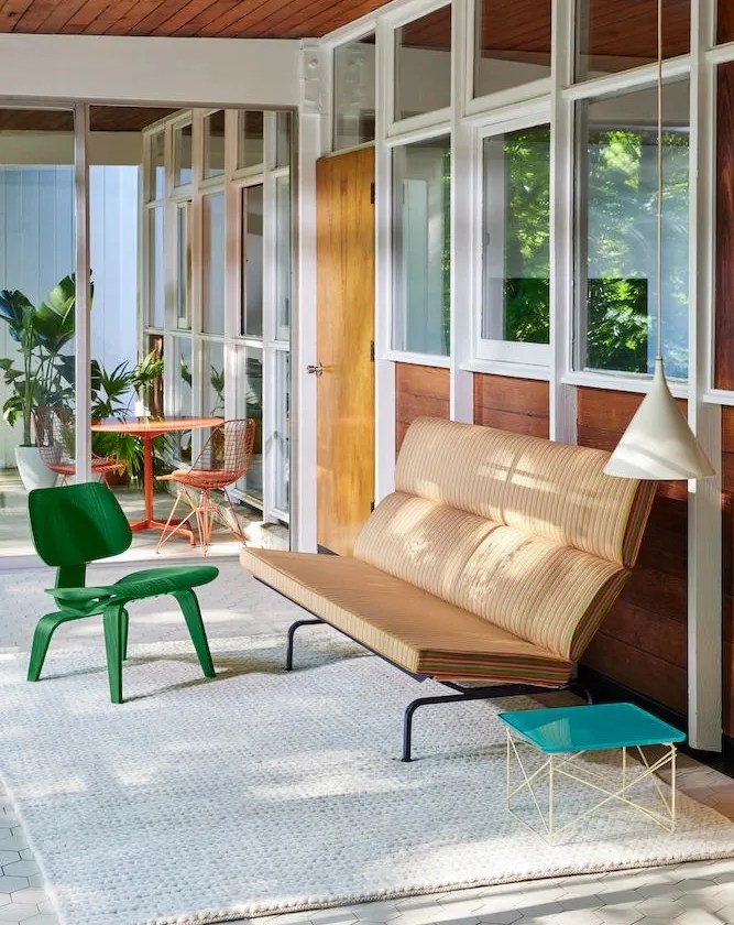 eames sofa compact, herman miller x hay
