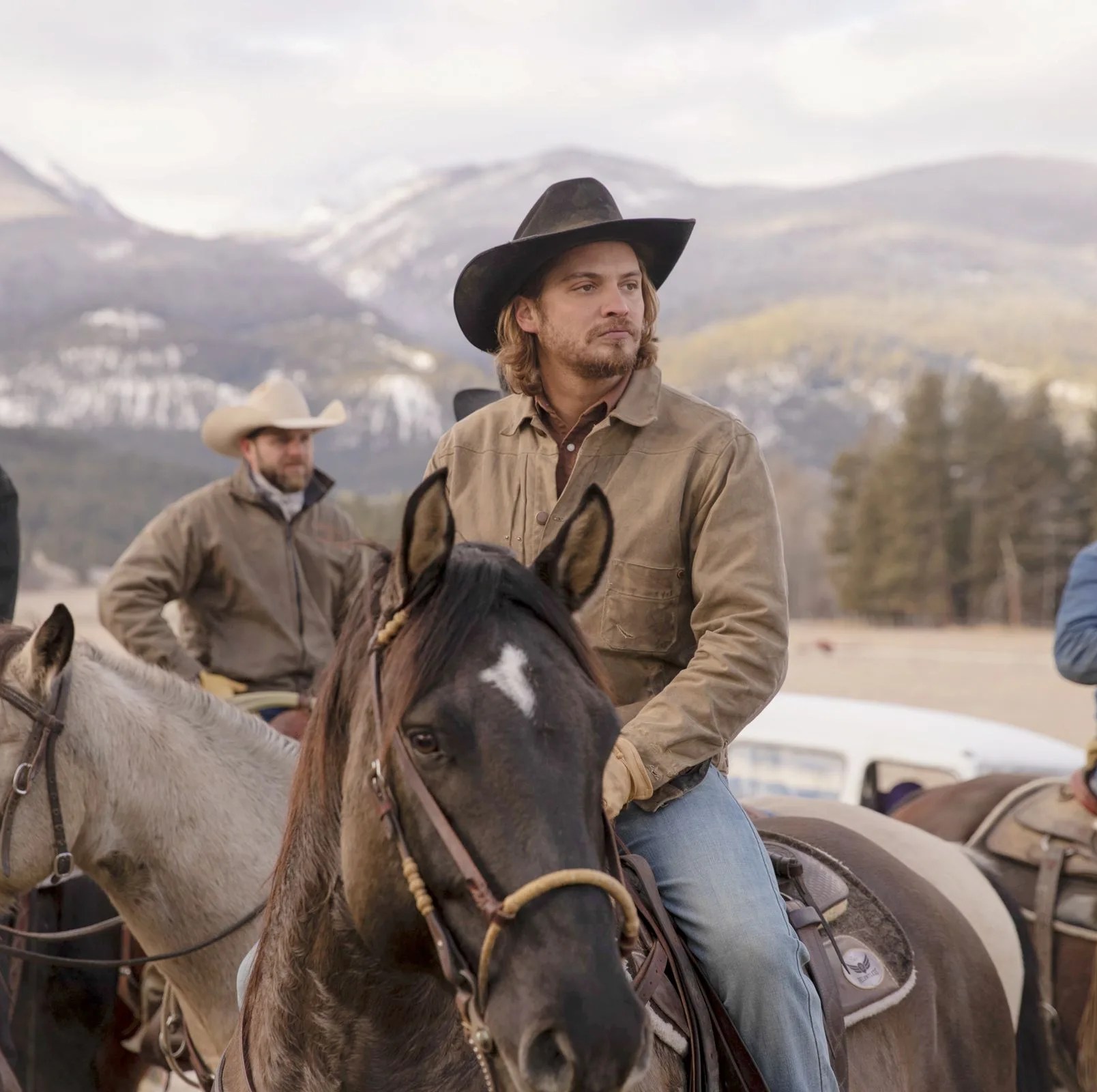 kayce center   luke grimes and the duttons gear up for a final fight with the becks in the paramount network's hit series "yellowstone"  "enemies by monday" premieres on wednesday, august 21 at 10 pm, etpt