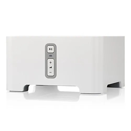 sonos connect wireless home audio receiver component for streaming music white
