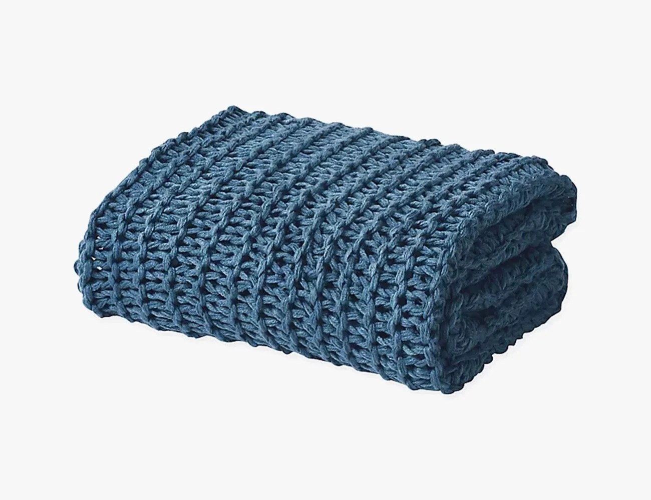 oscar oliver luca chunky knit throw blanket