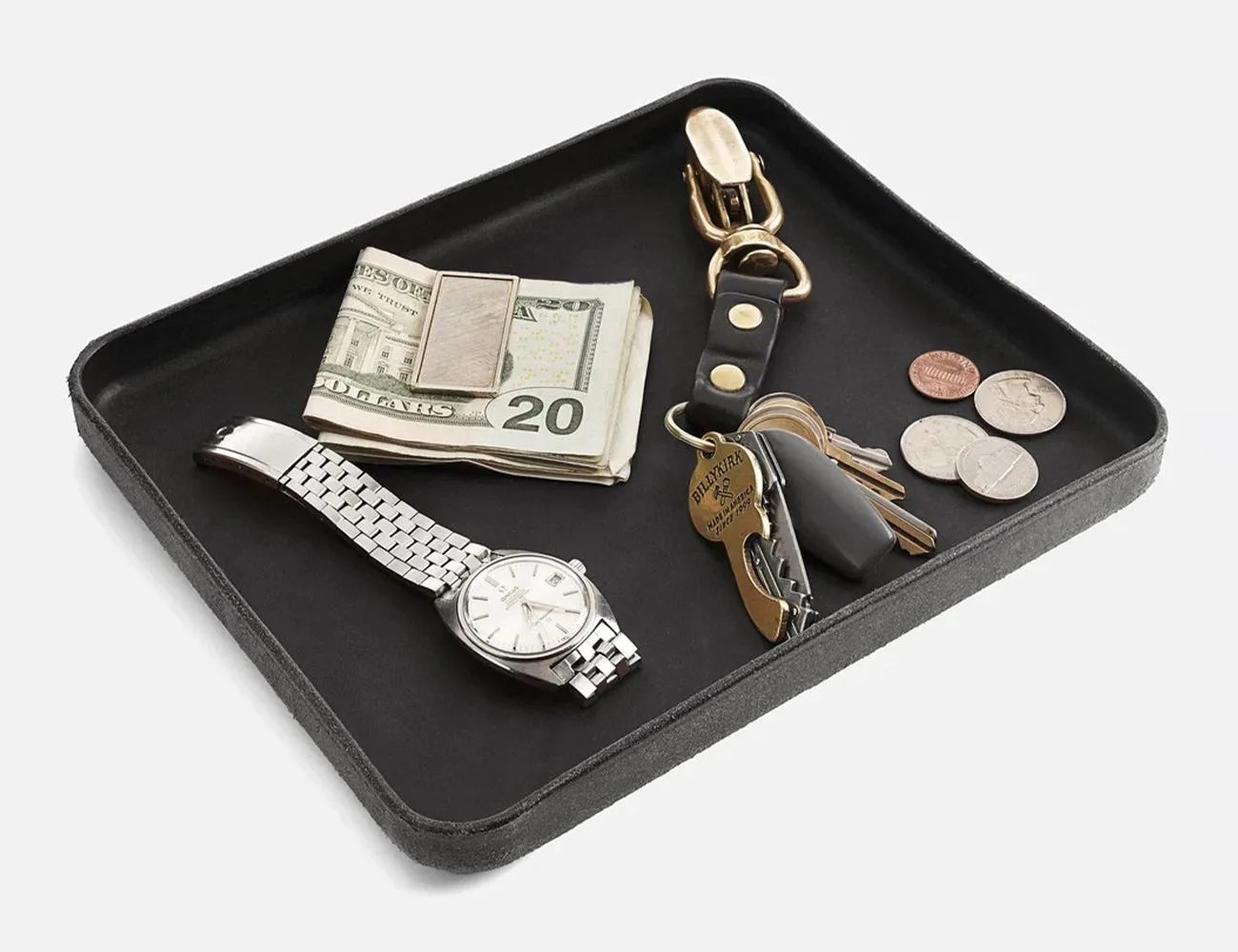 no 471 large leather valet trays