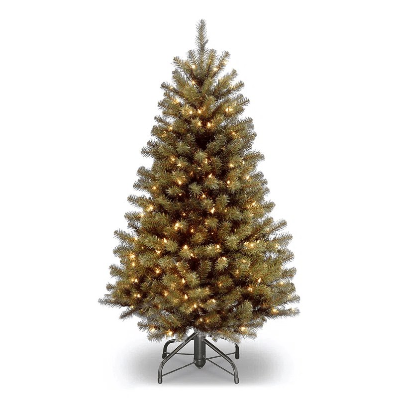 norwood fir lighted faux spruce christmas tree