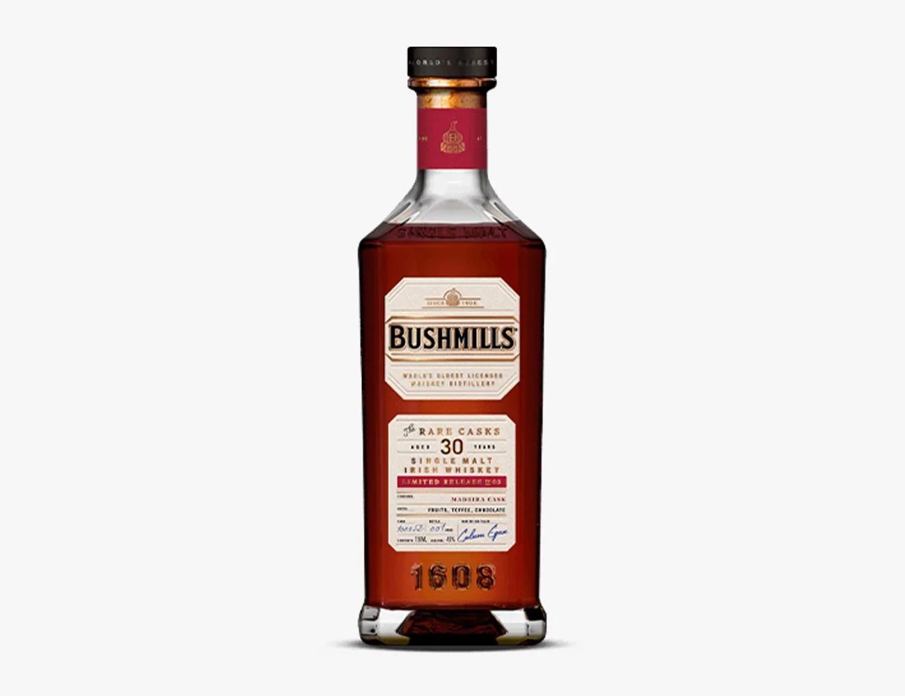 bushmills 30 year single malt whiskey