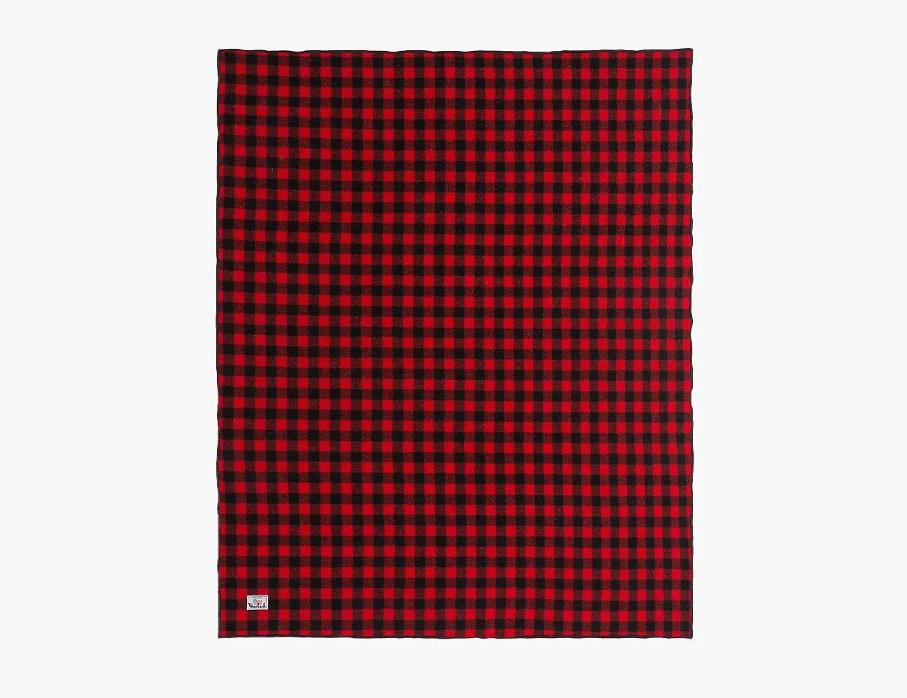 Archival Wool and Sherpa Buffalo Check Blanket