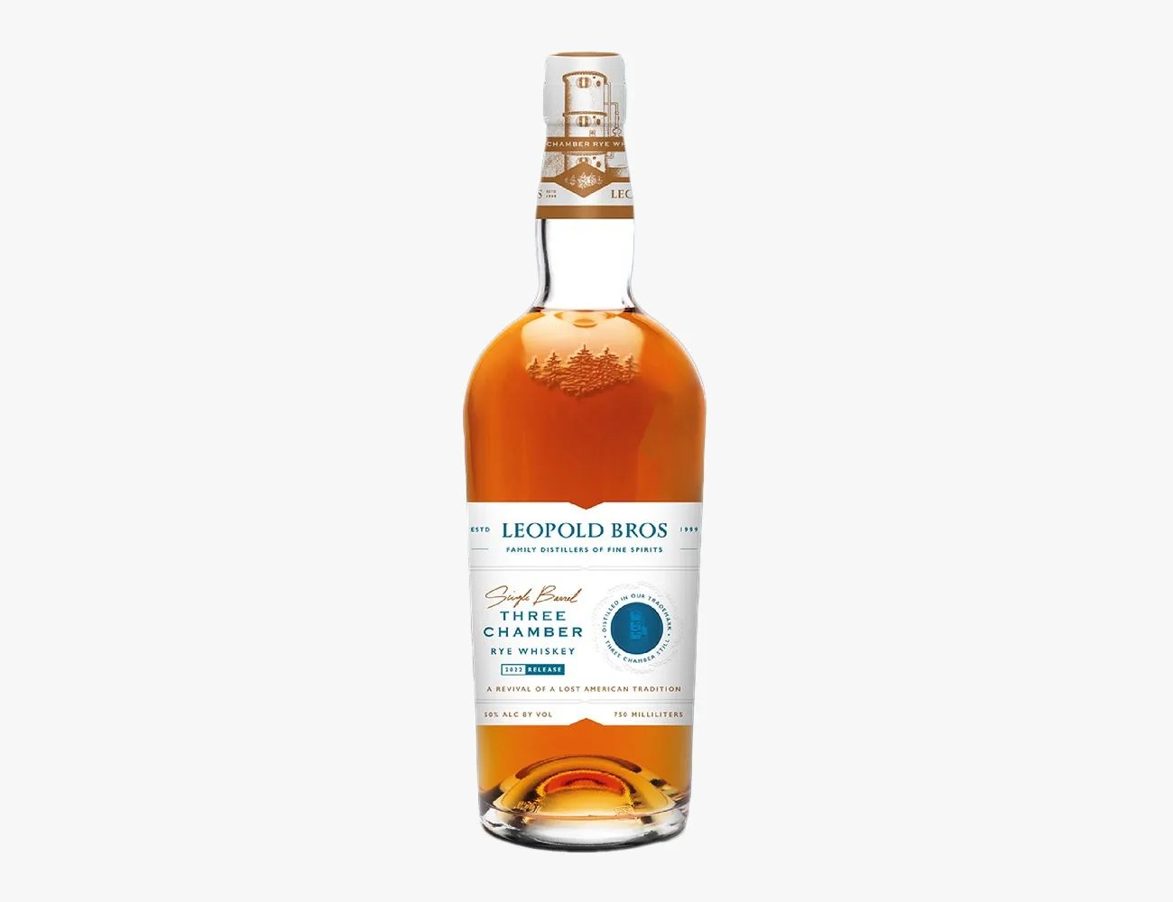 leopold bros three chamber rye whiskey
