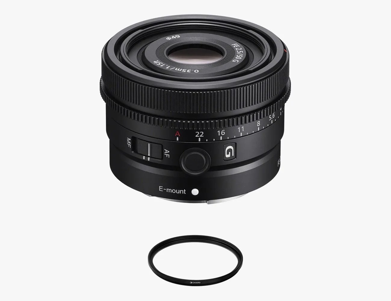 sony fe 50mm f25 g lens