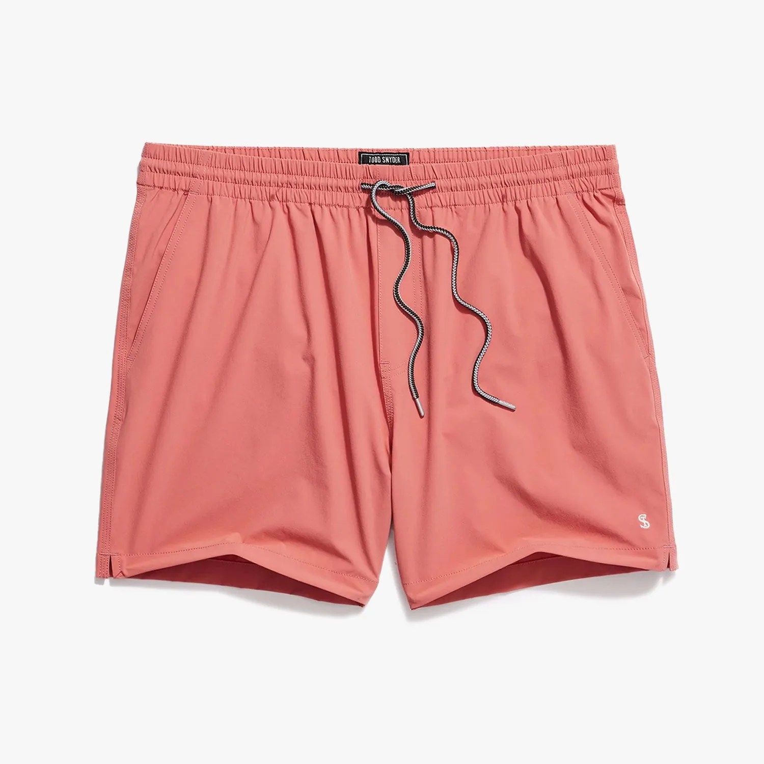 5" Montauk Swim Short in Heritage Red