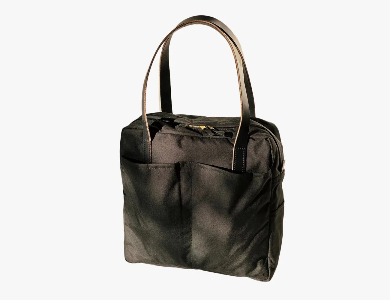 joshuvela zippered nylon utility tote