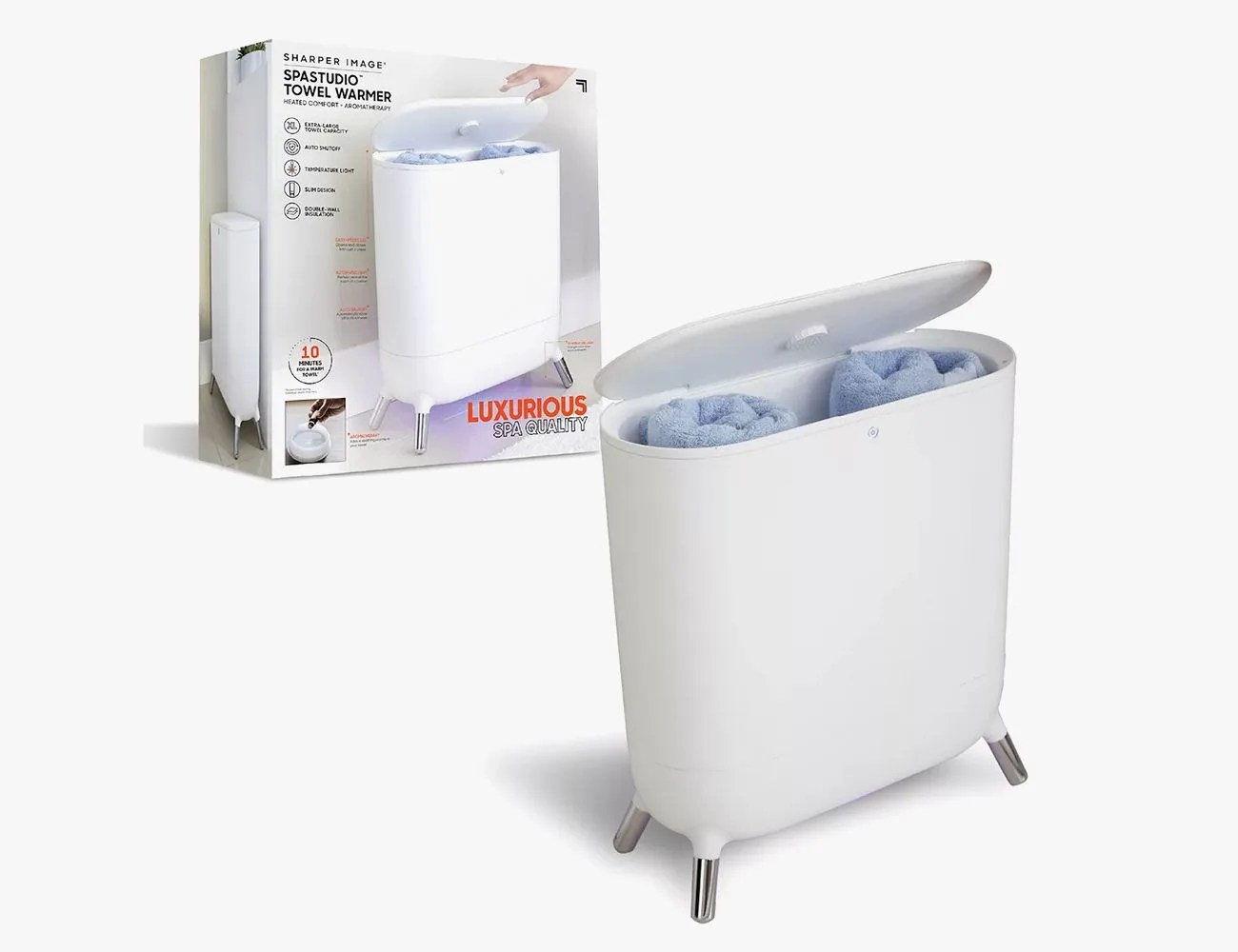 sharper image spastudio towel warmer