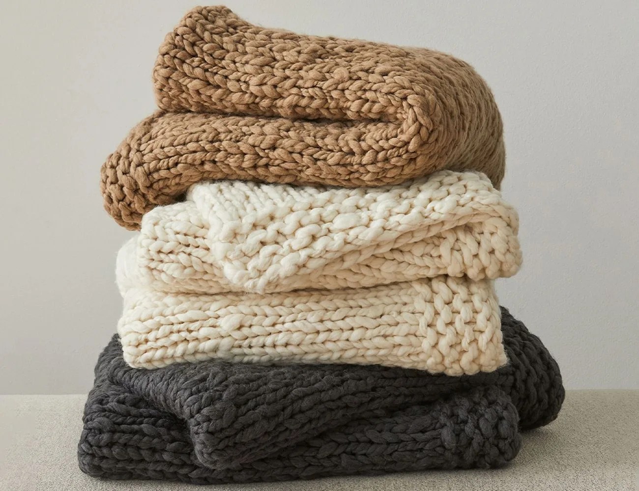 West Elm Wool Knit Throw