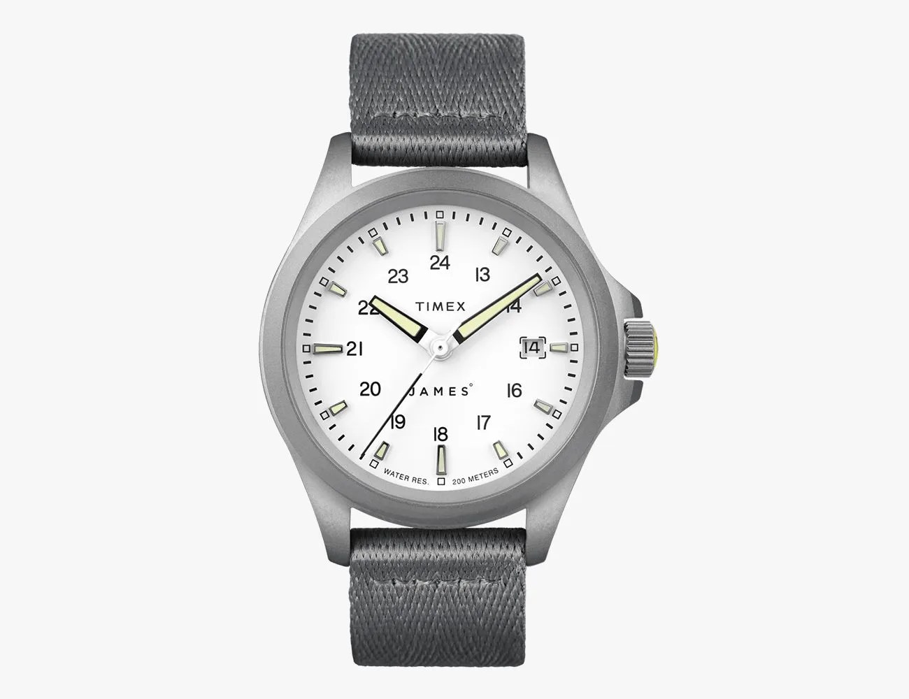 The James Brand x Timex Expedition North Titanium