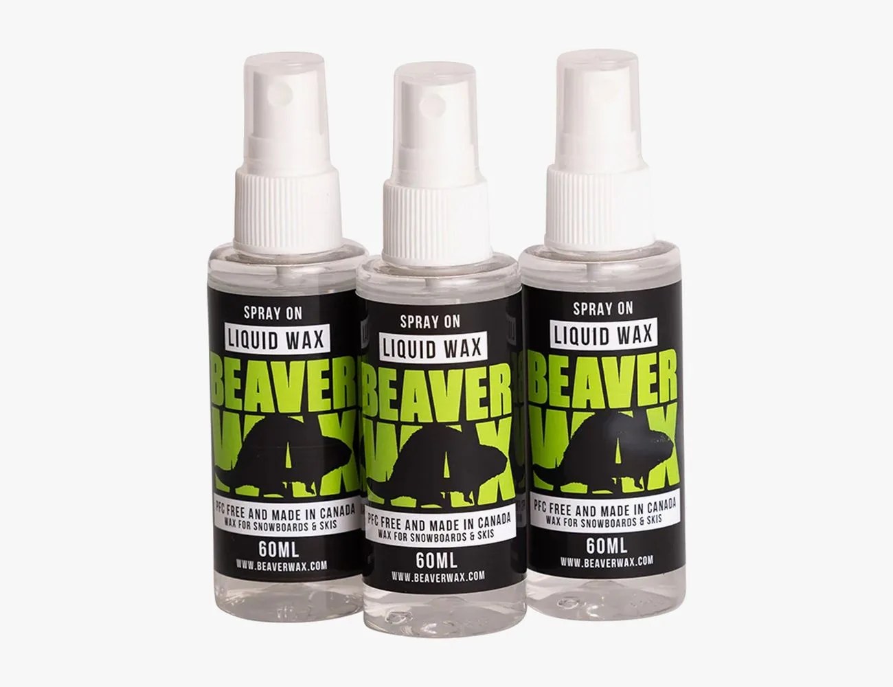 beaver wax all temp spray on ski  snowboard wax