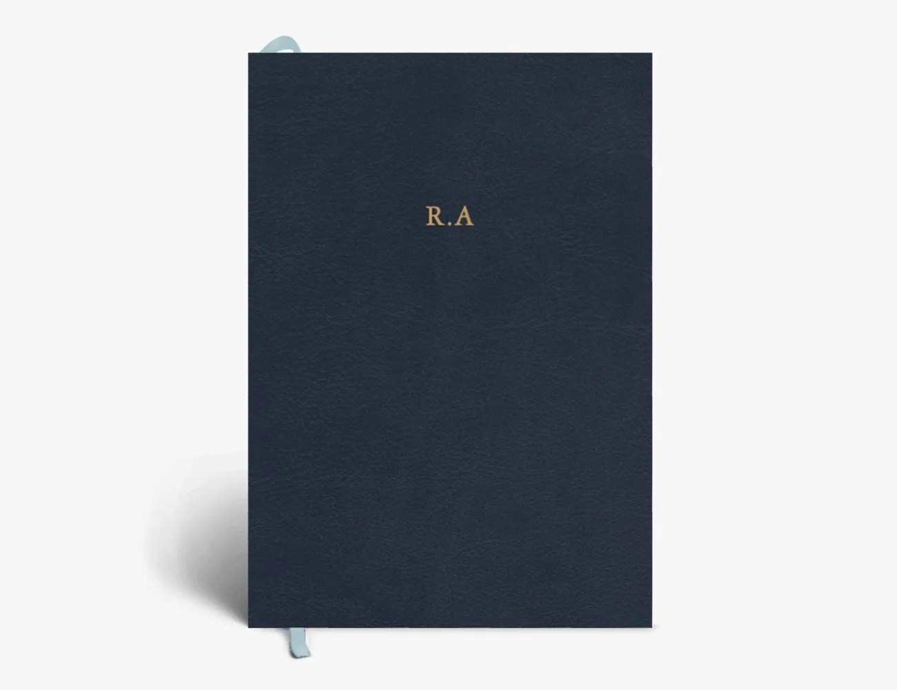 Papier Monogram Leather Notebook