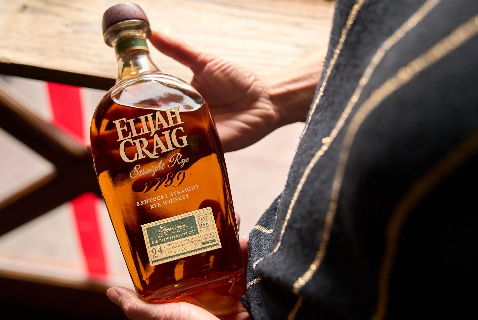 elijah craig straight rye whiskey