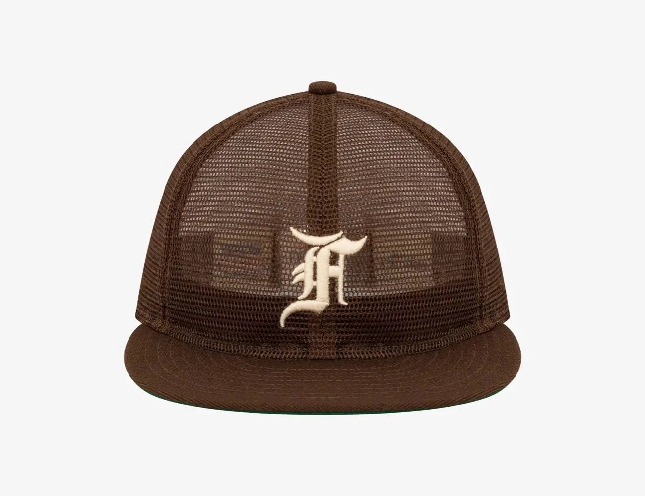 brown trucker hat