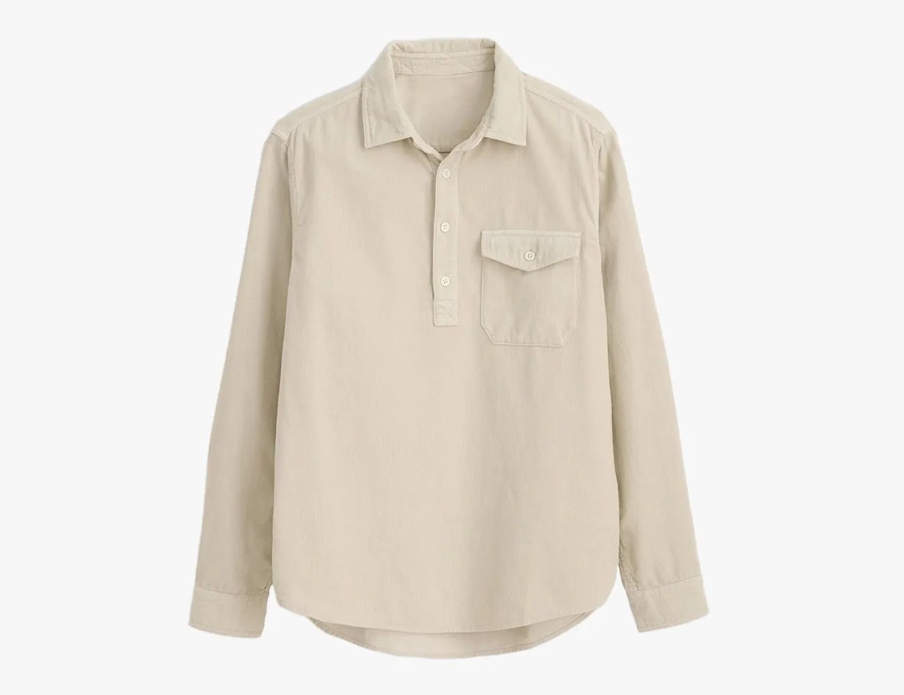 alex mill corduroy popover shirt
