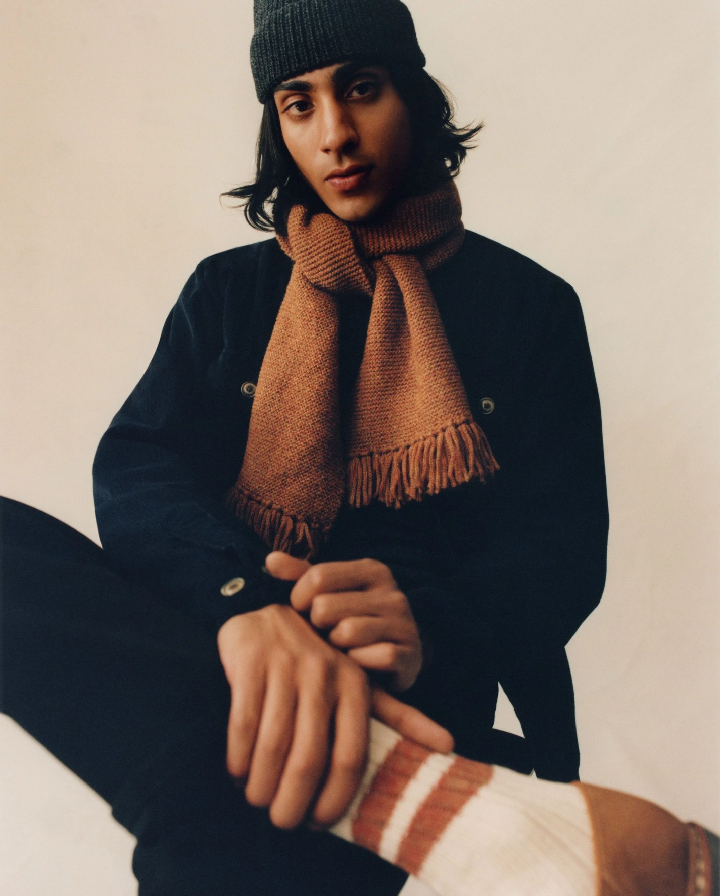 man wearing corridor new aw22 collection