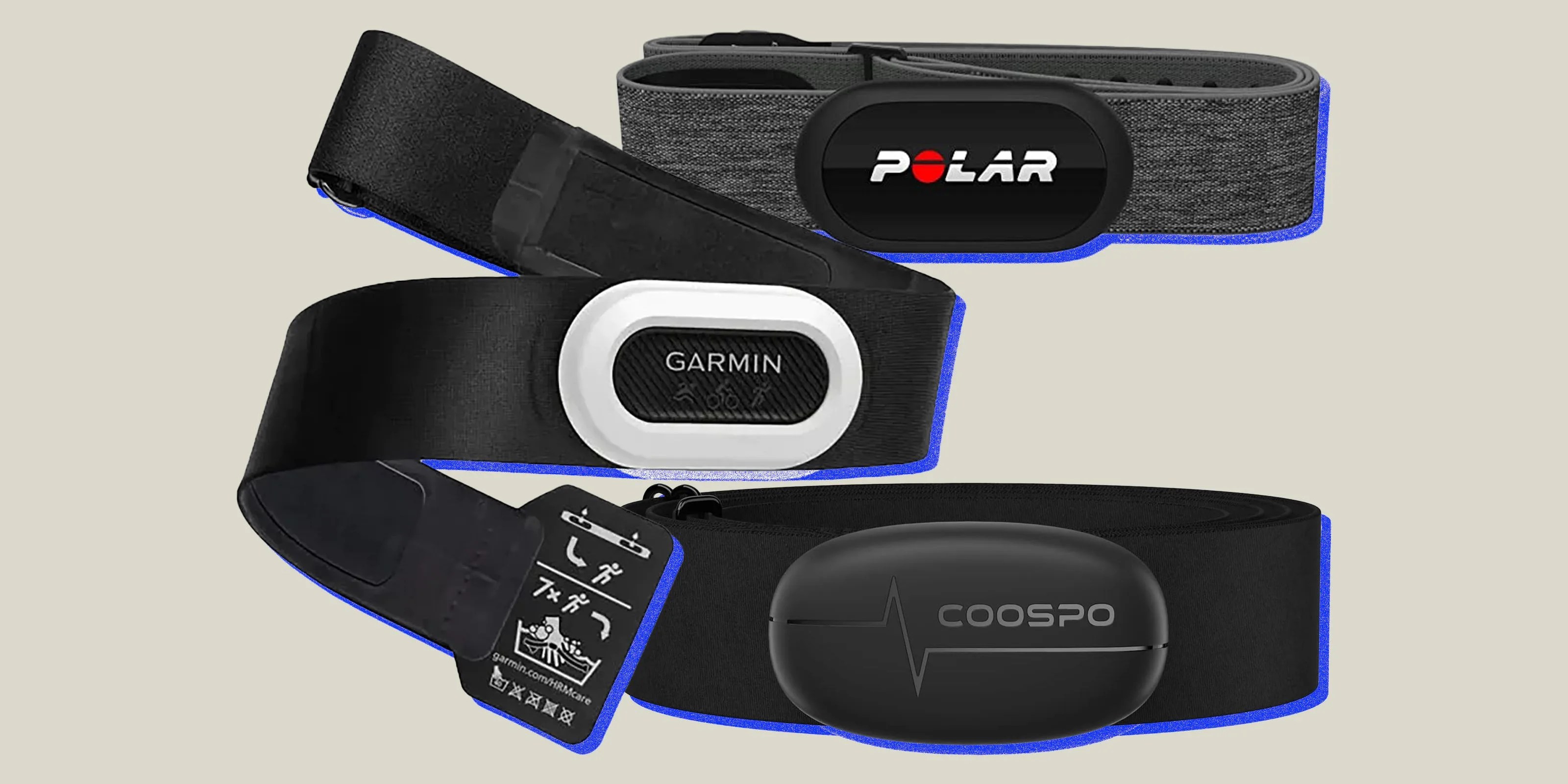 collage of heart rate monitors