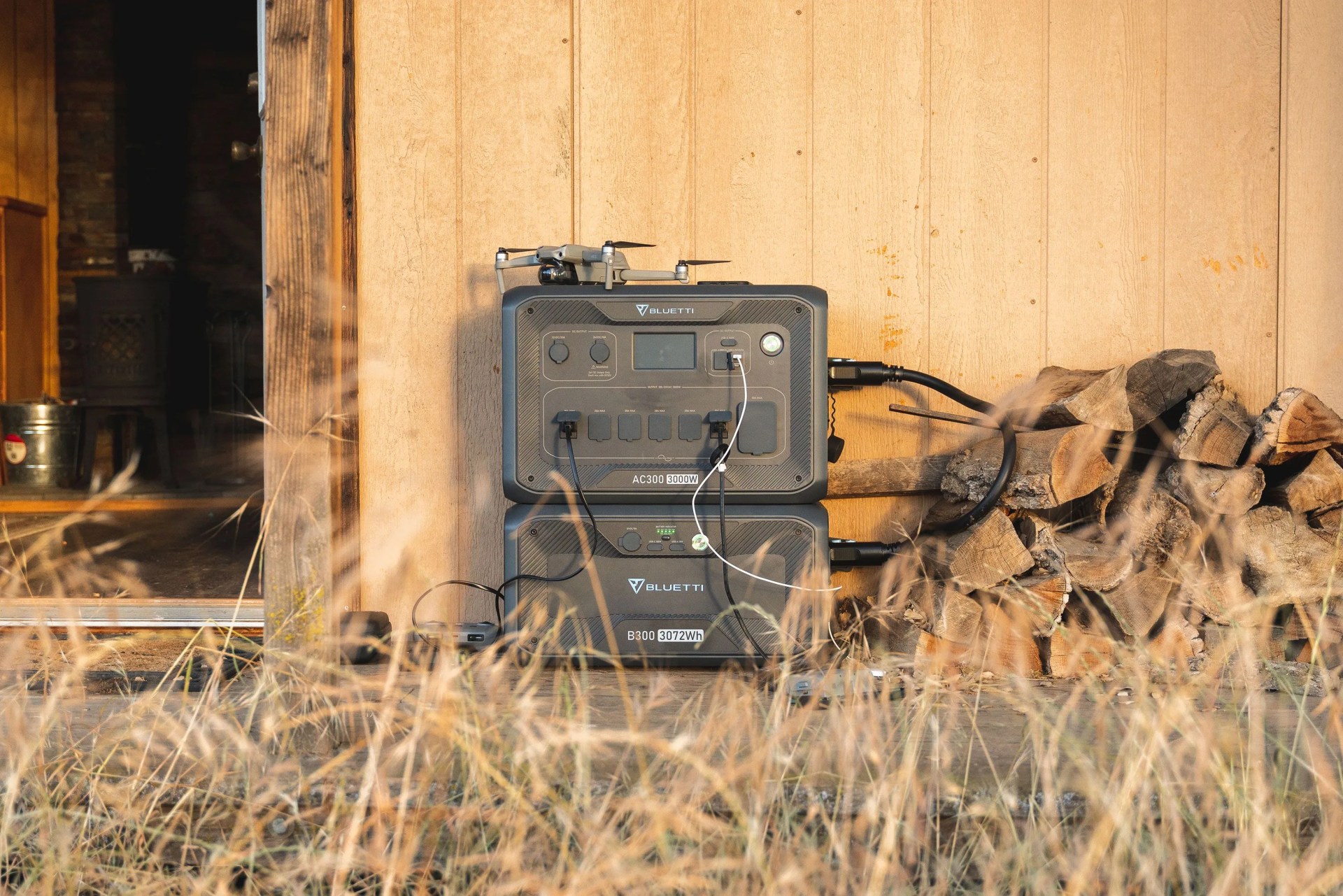 ac300 and b300 home battery backup combo