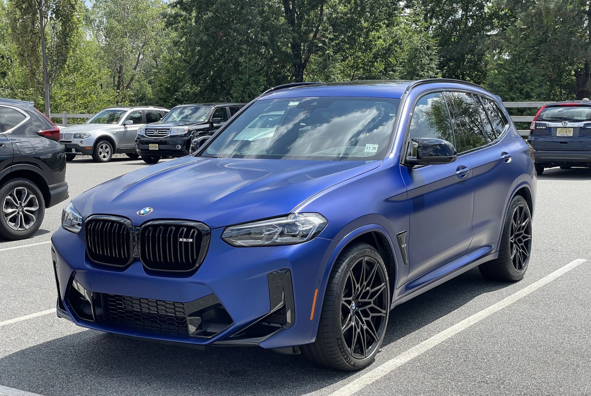 bmw x3 m competition frozen blue 2022