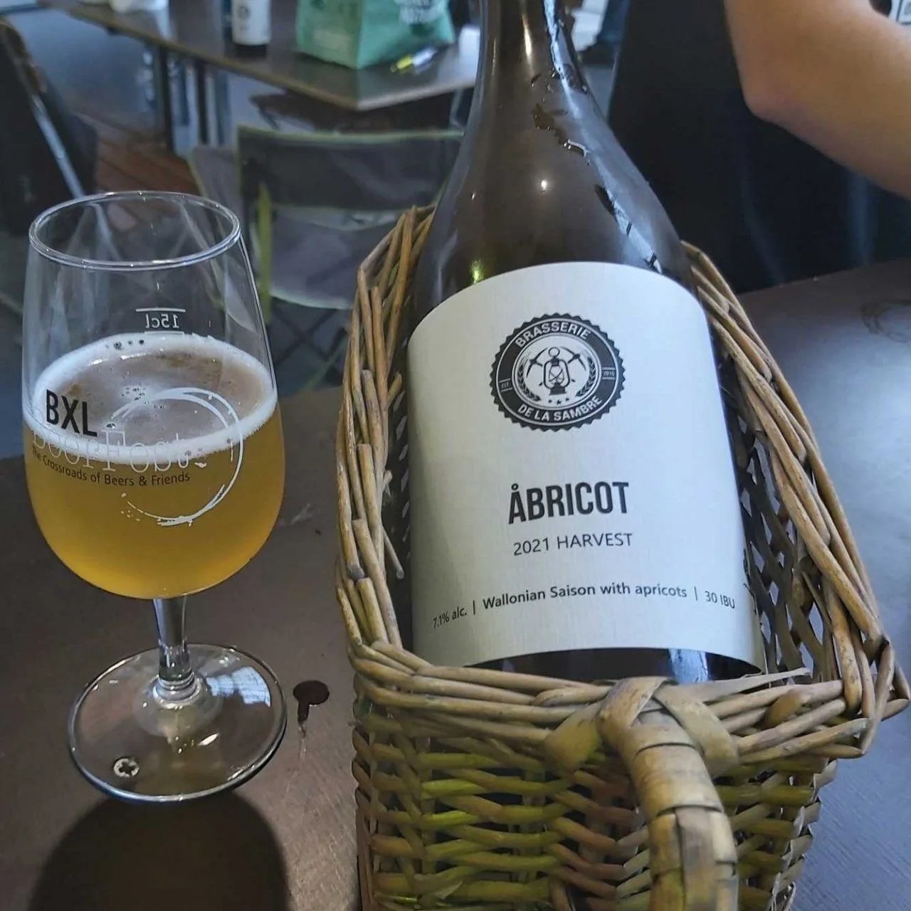 brasserie de la sambre Åbricot beer