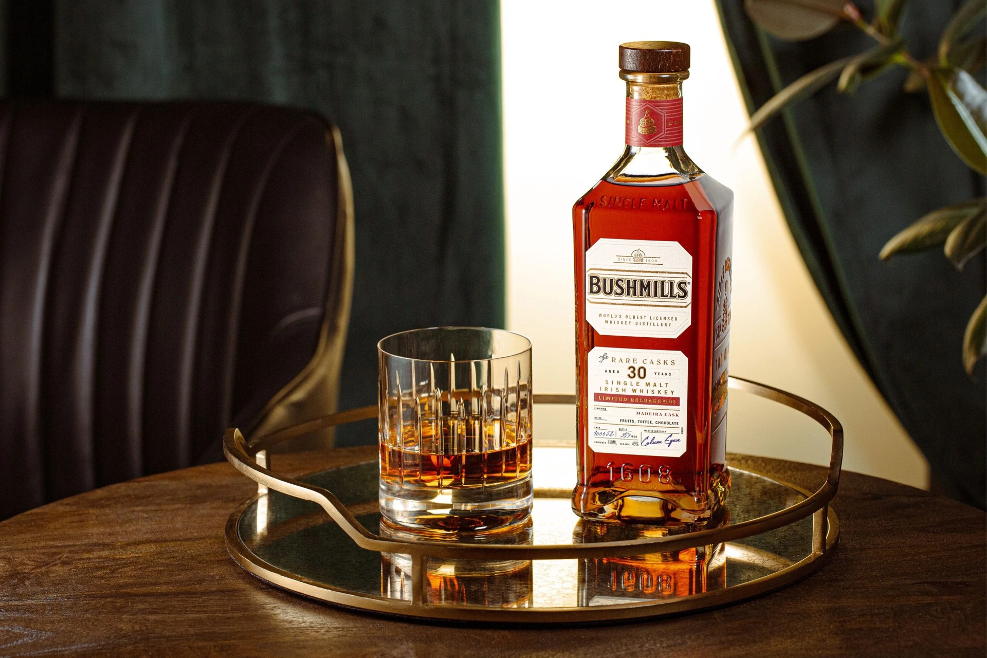 bushmills 30 year single malt whiskey