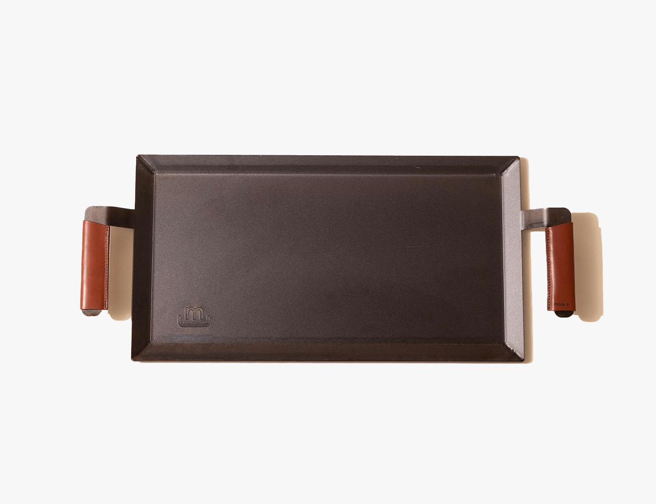 made in preseasoned carbon steel griddle