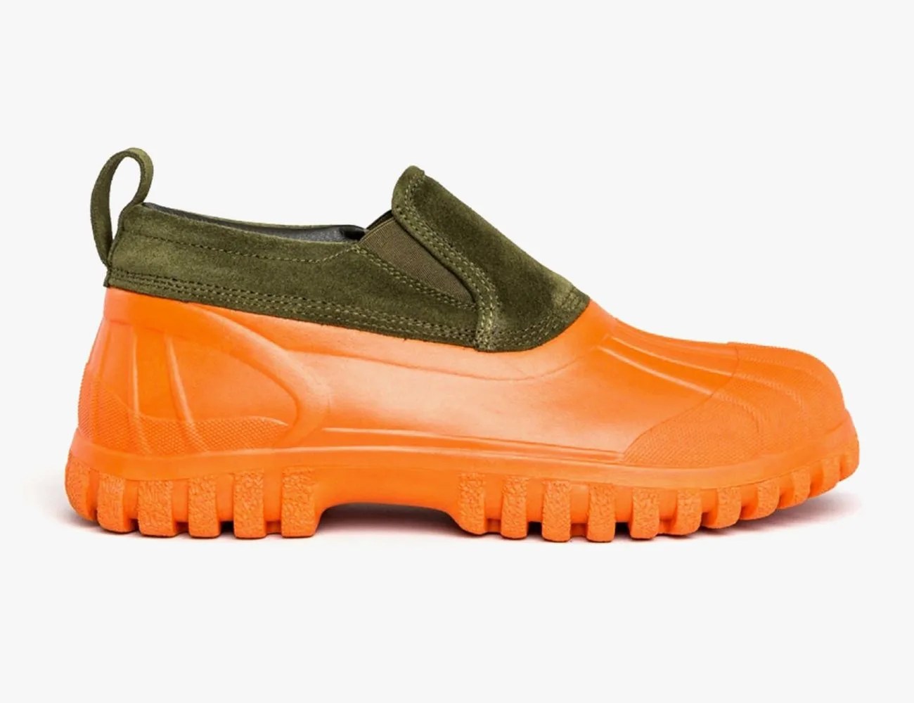 orange and green balbi basso shoe