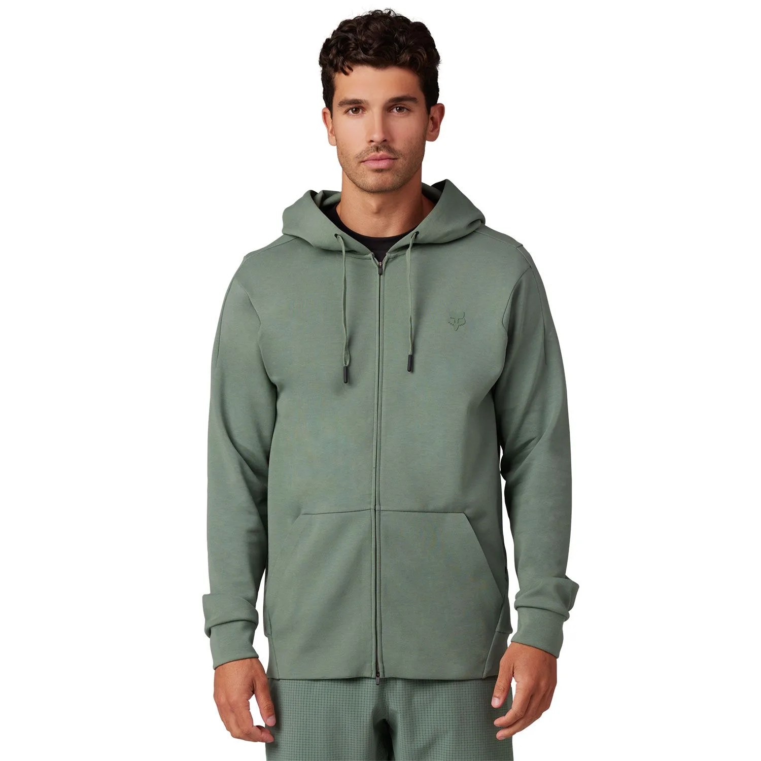 rise technical fleece jogger and zip hoodie
