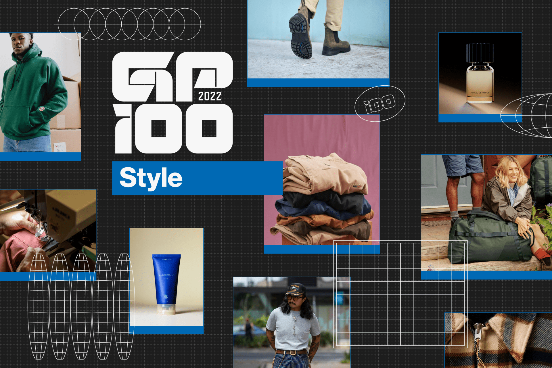 collage of clothes