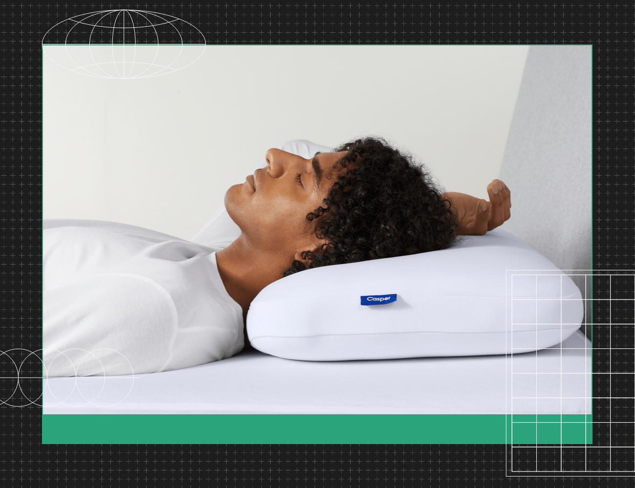 casper foam pillow with snow technology