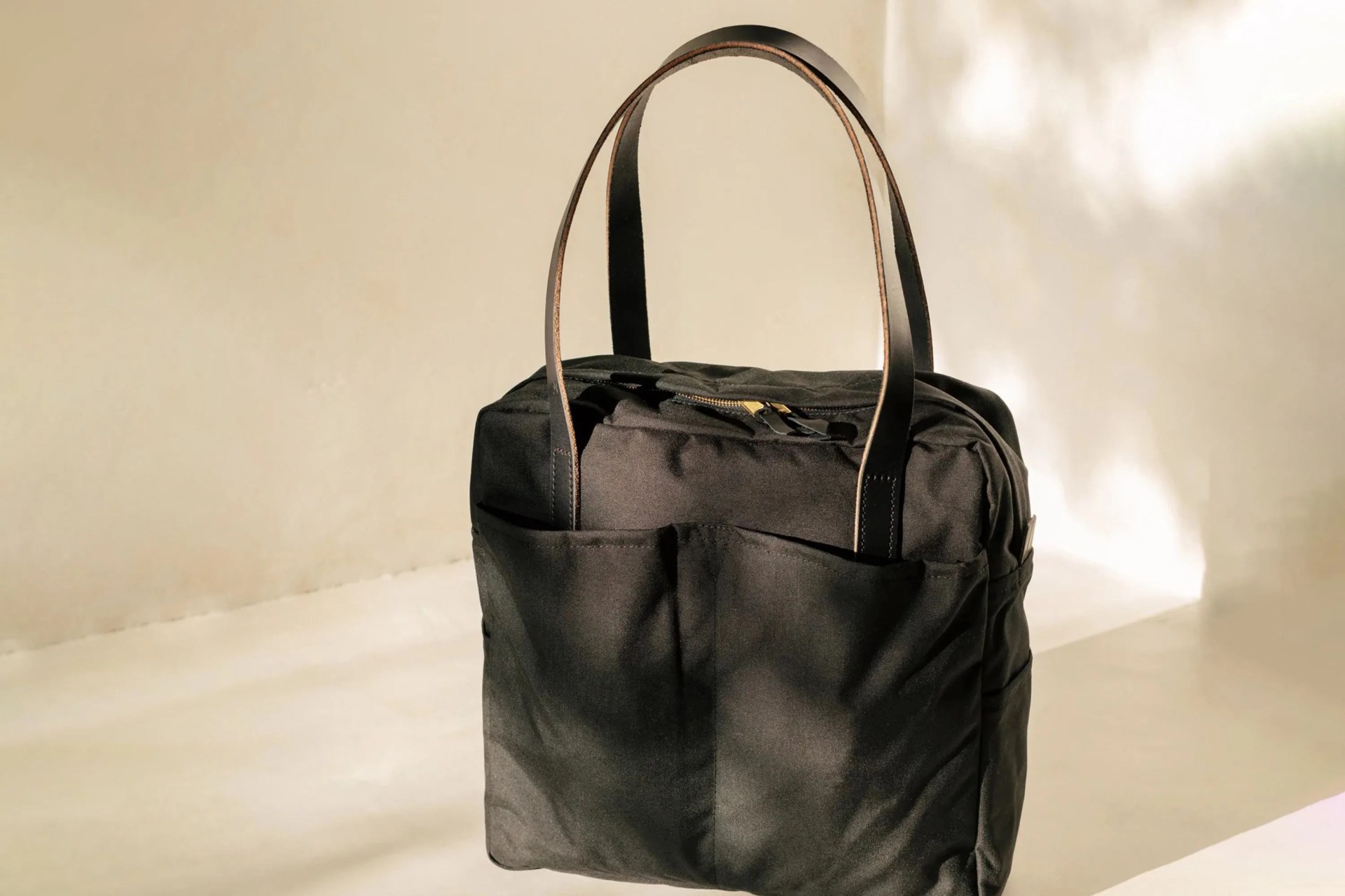 joshuvela zippered nylon utility tote