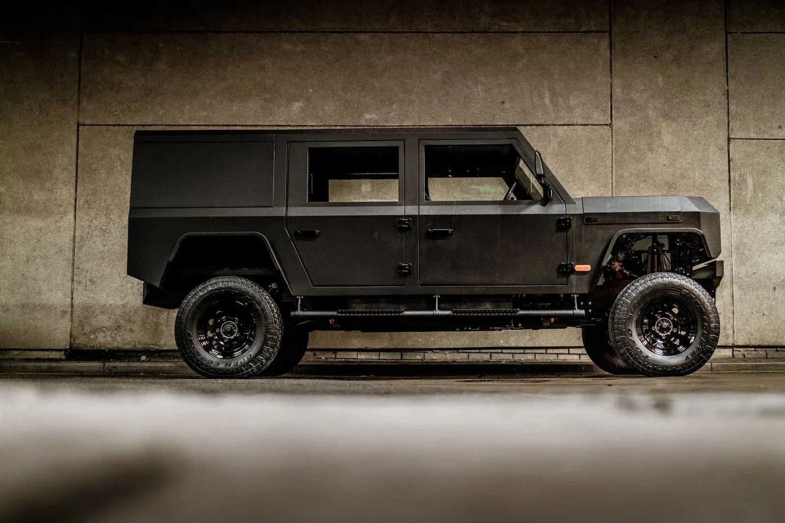 munro vehicles mk1 prototype viewed from the side