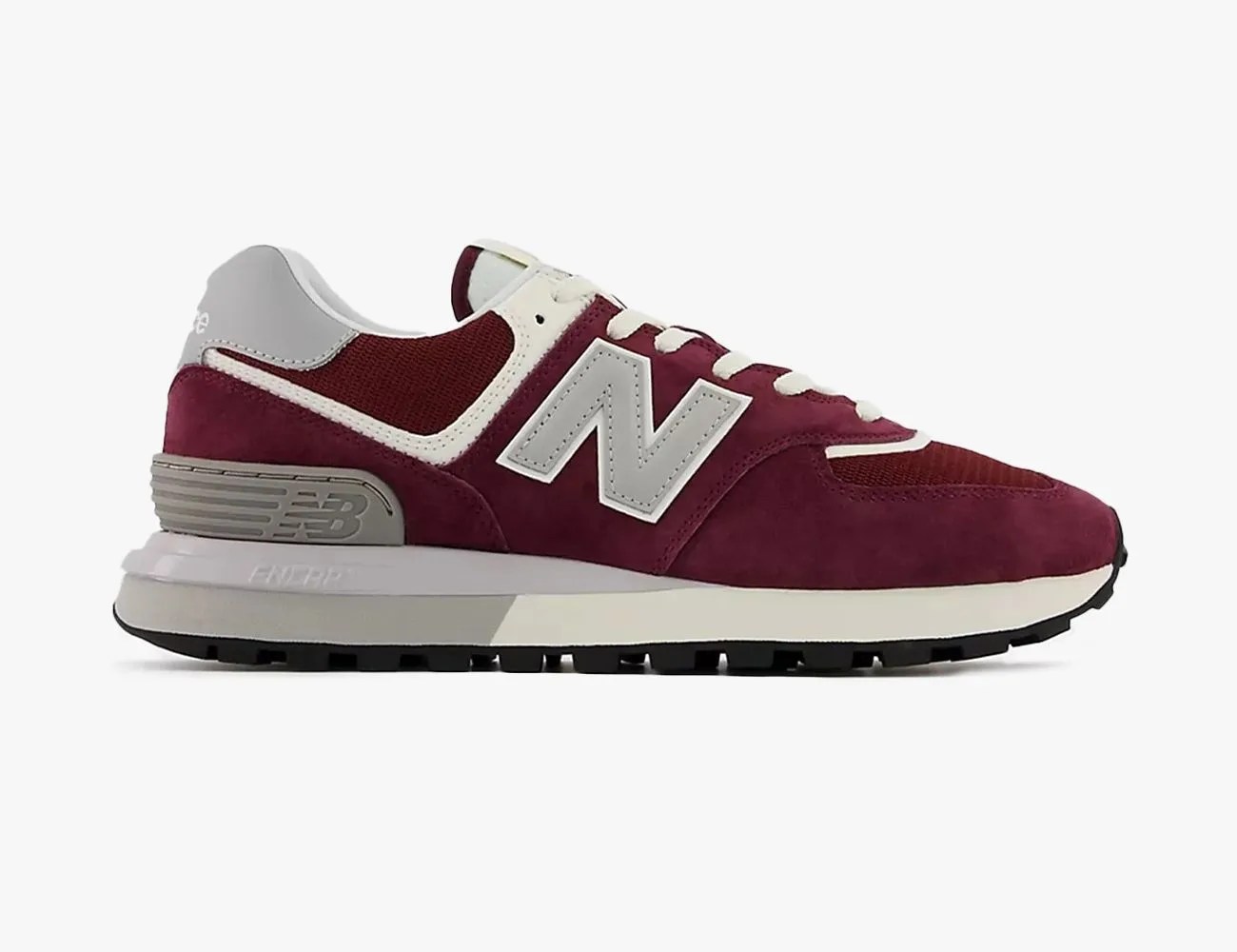 burgundy and gray new balance shoe