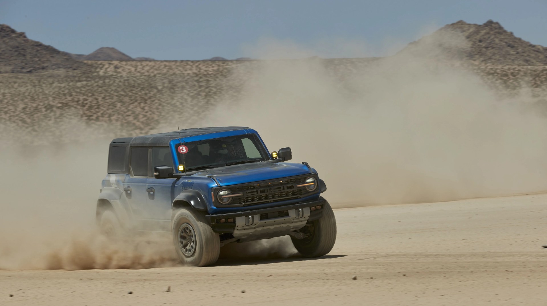 2023 ford bronco raptor drifting