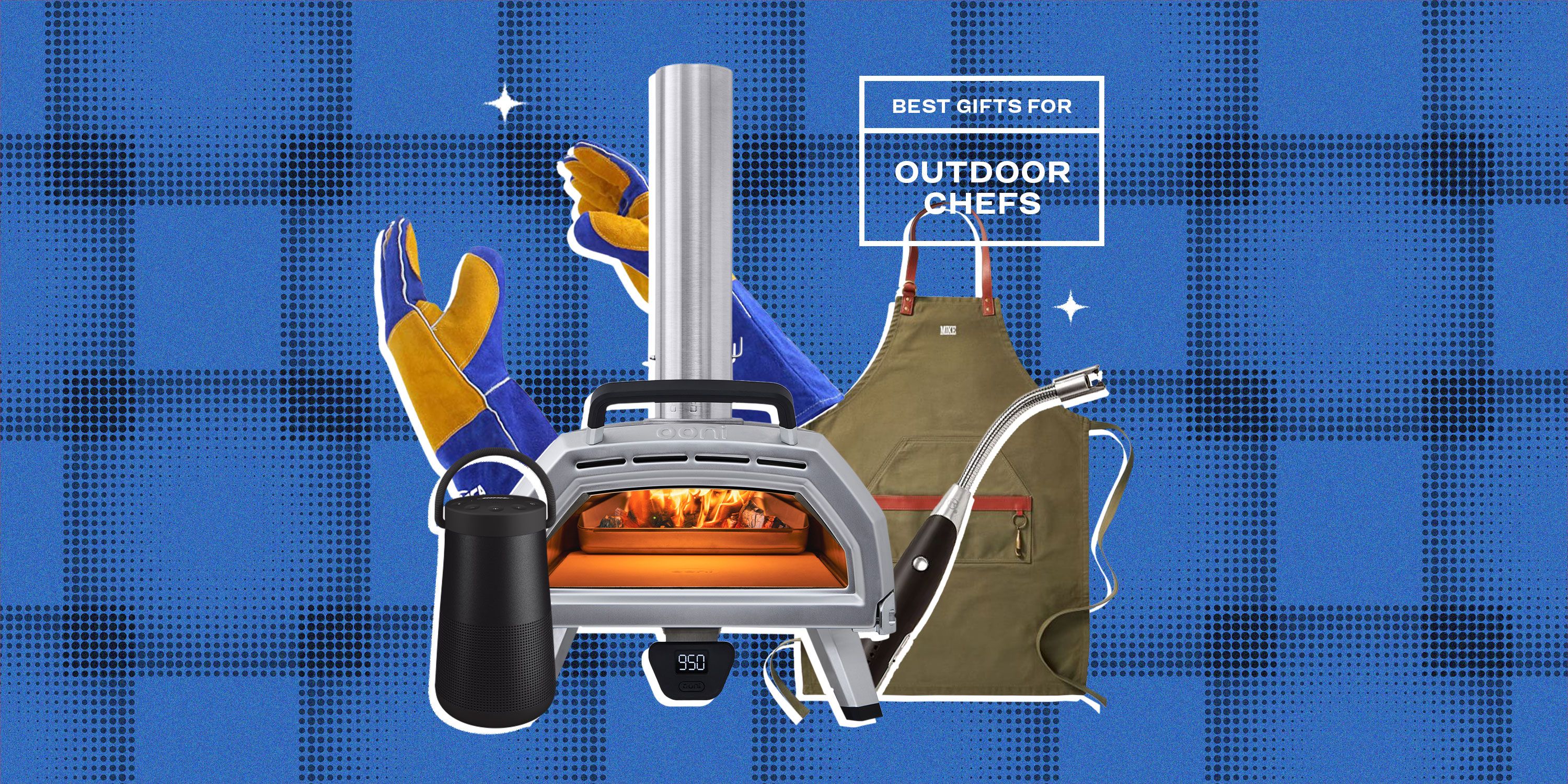 best gifts for outdoor chefs ooni karu 16 multi fuel pizza oven, mittens, speakers, apron, and lighter
